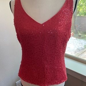 Vintage Dana Buchman Sequined Blouse - Size 6